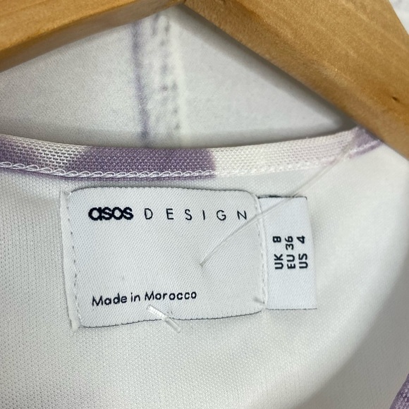 ASOS Floral Mini Dress size 4 - Picture 4 of 5